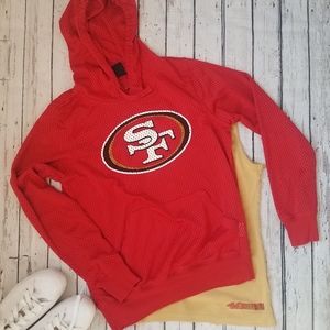 NFL San Francisco 49ers tank and hoodie set